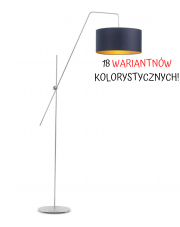 LAMPA STOJĄCA REGULOWANA MODERN WALEC GOLD