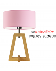 LAMPA NOCNA DREWNIANA BONO WALEC CLASSIC