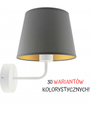 LAMPA ŚCIENNA KINKIET BLUES STOŻEK GOLD