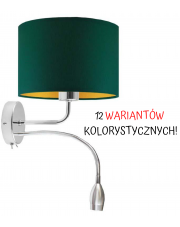 LAMPA ŚCIENNA KINKIET LED BLUES WALEC GOLD