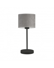 LAMPA NOCNA BLUES WALEC SZARY WELUR